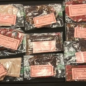 Homemade Facial Masks (rust/tan paisley)